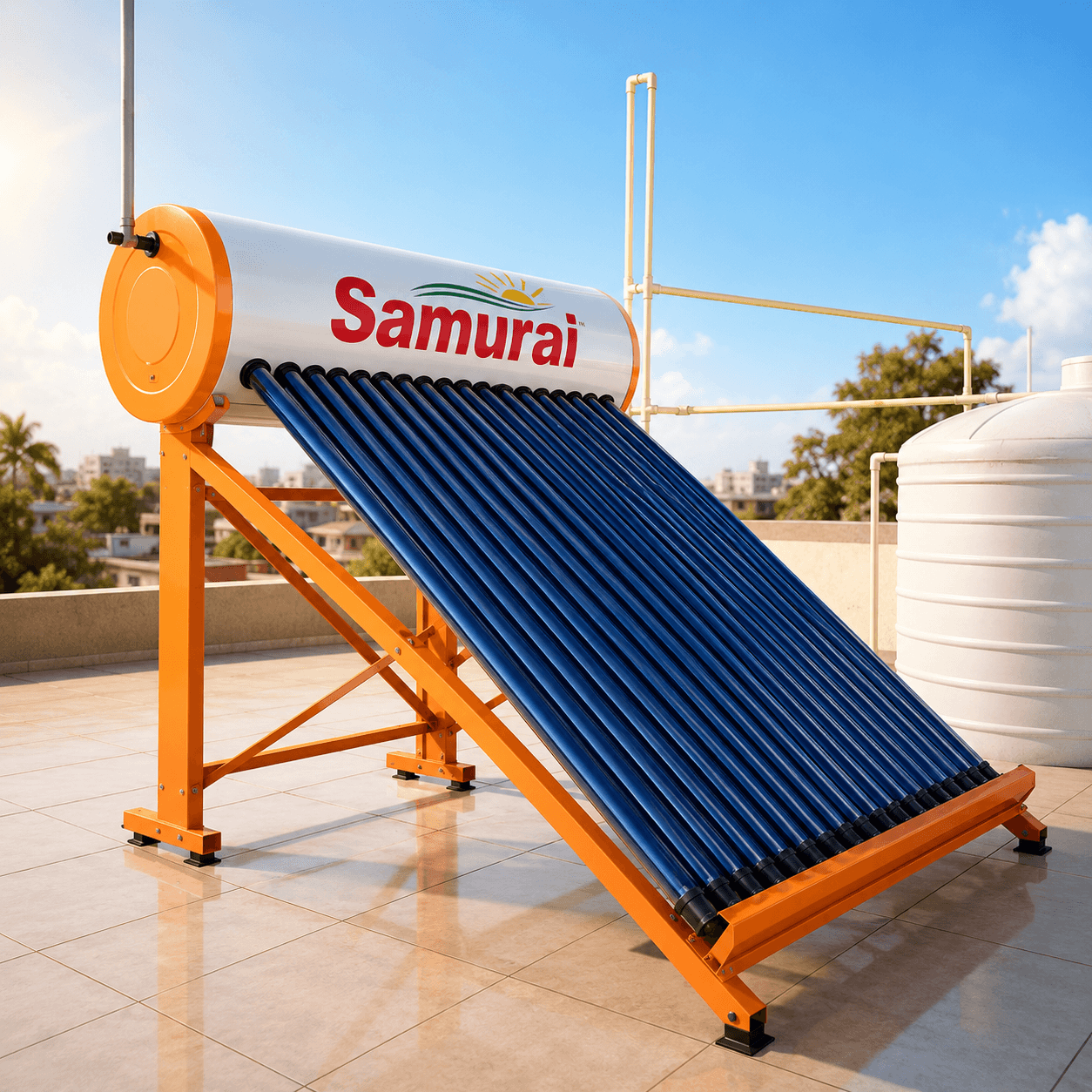 250 LPD Samurai ETC Solar Water Heater