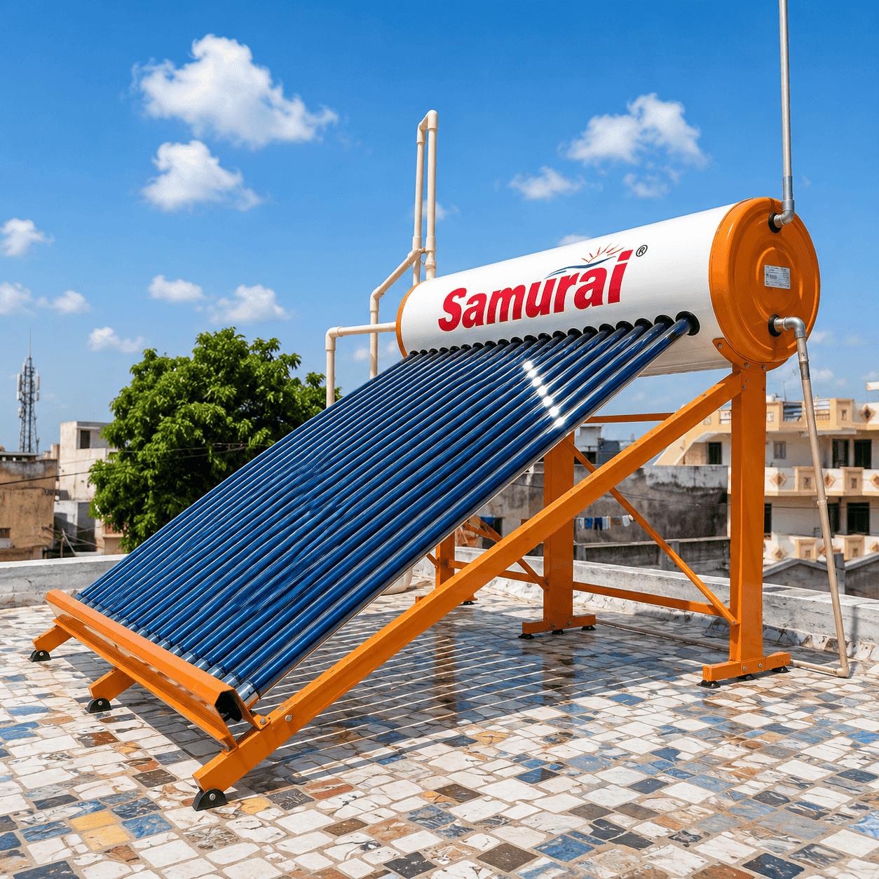 500 LPD Samurai ETC Solar Water Heater